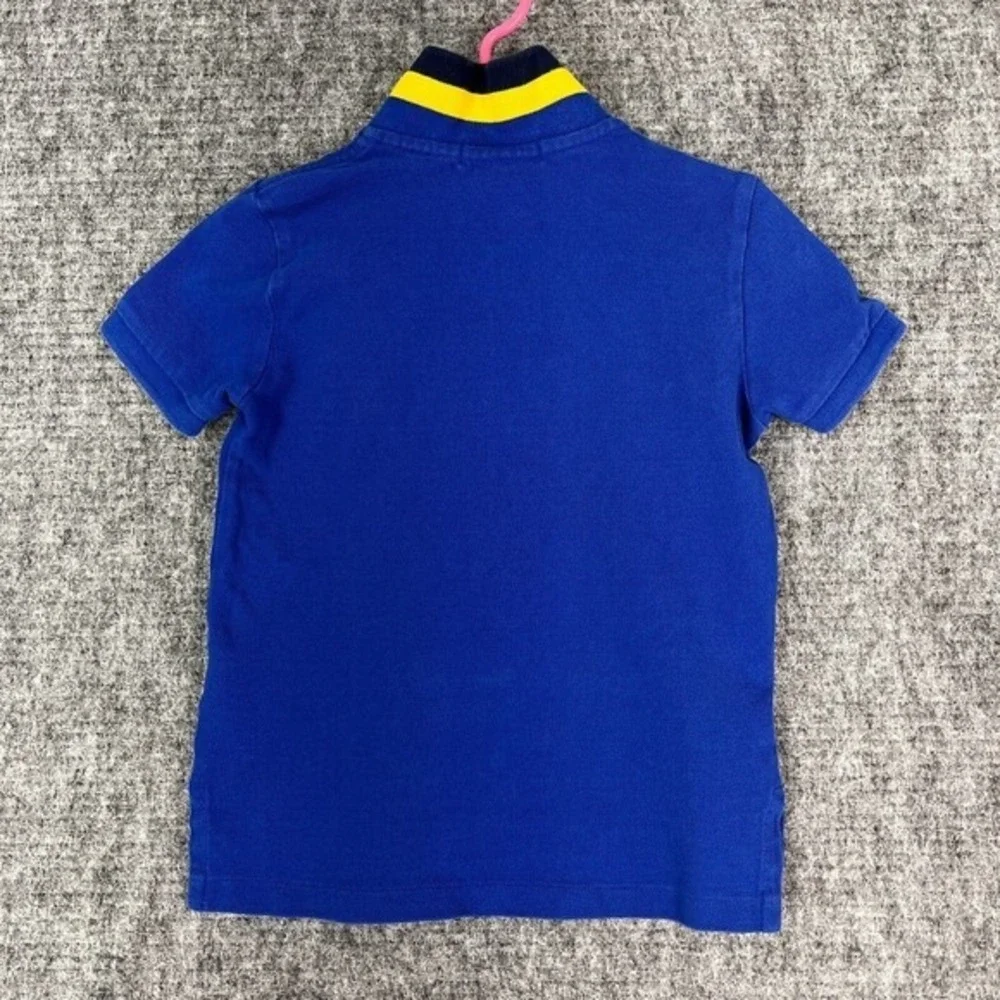 Polo Ralph Lauren Boys Size 4 Short Sleeve‎ Rugby Shirt 4 Pony Regular Fit